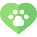 Heart and Paw Icon