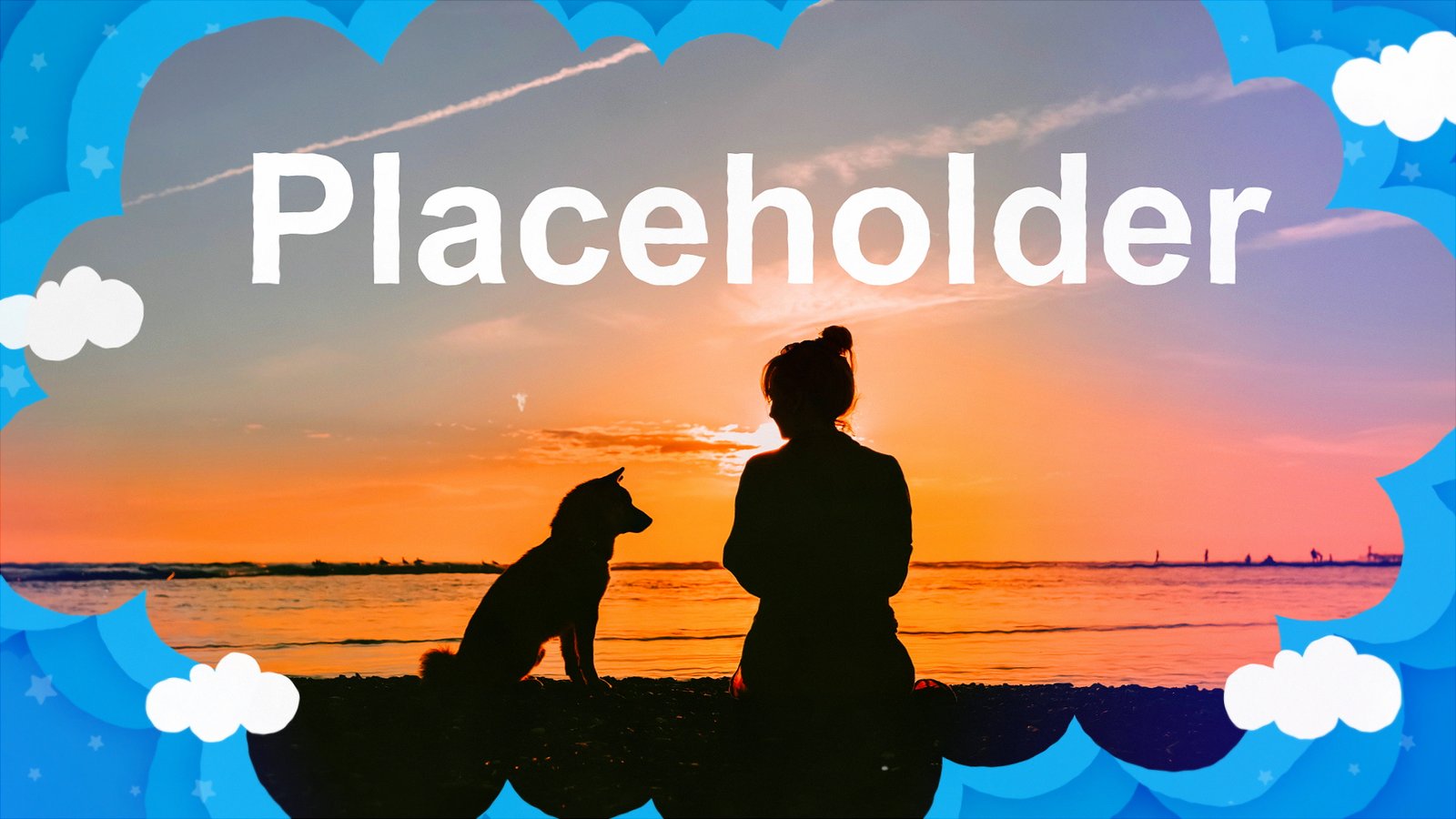 Fluffy Clouds Template 03